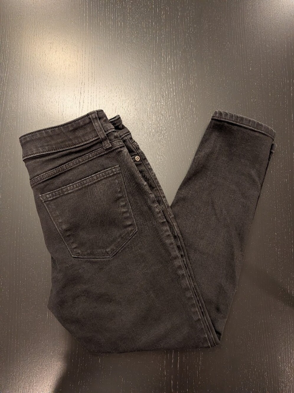 St. John's Bay Black Denim Skinny Jeans - Picture 2 of 12